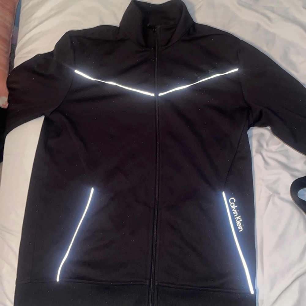 Calvin Klein zip up sweater